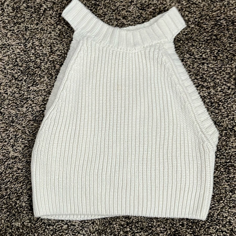 Show Me Your Mumu Sweater Crop Top, has mark